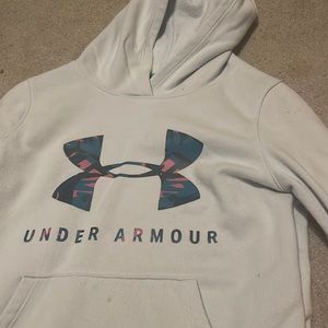 Girls Under Armour blue hoodie